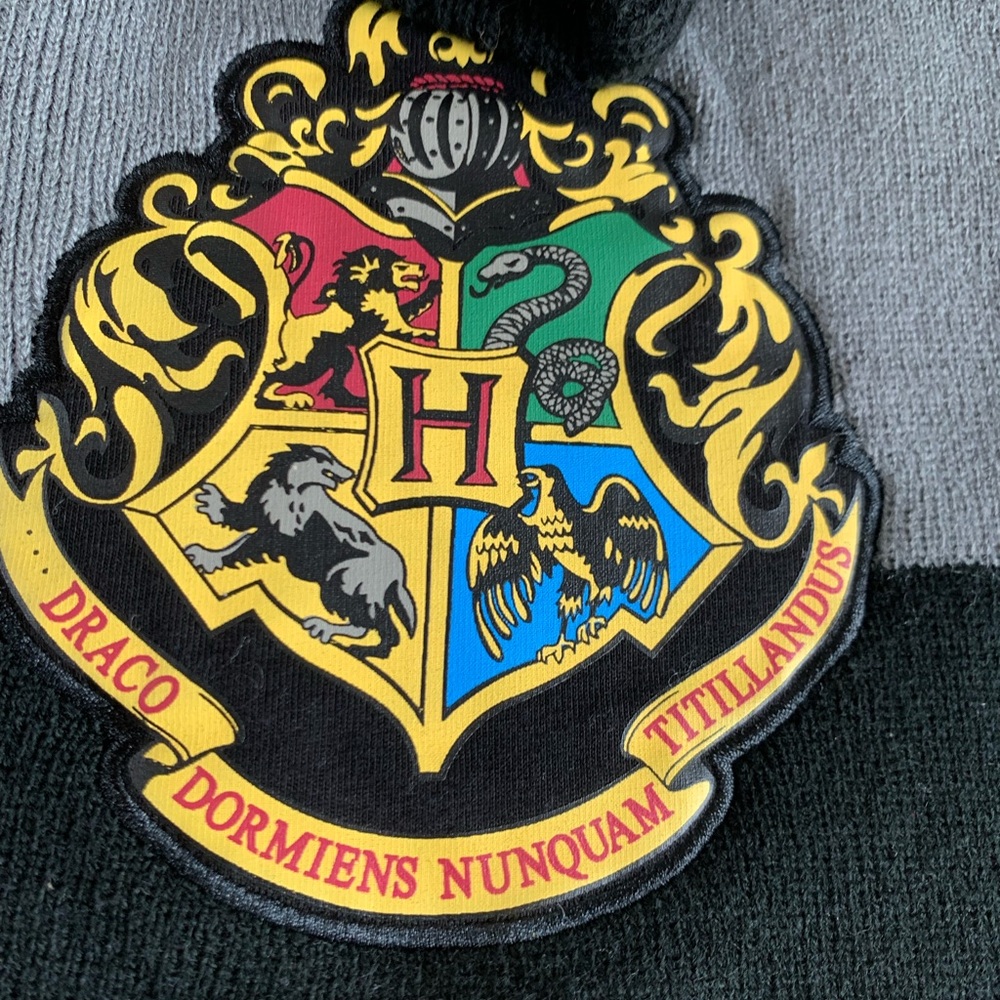 Bioworld Harry Potter House Crest Unisex Hat Scarf Set - Picture 2 of 4